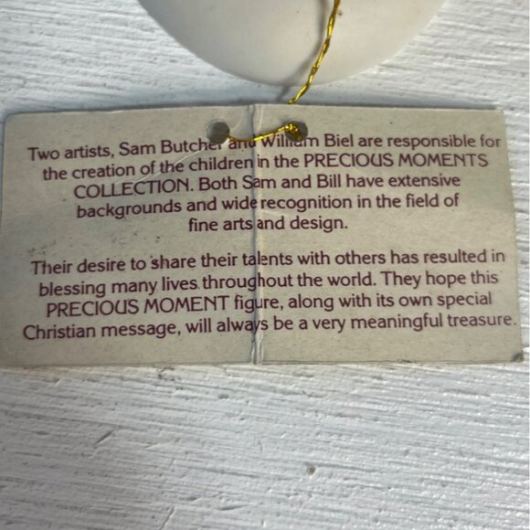 Precious Moments 1978 Jesus Loves Me Figurine By Jonathan & David - Picture 6 of 7